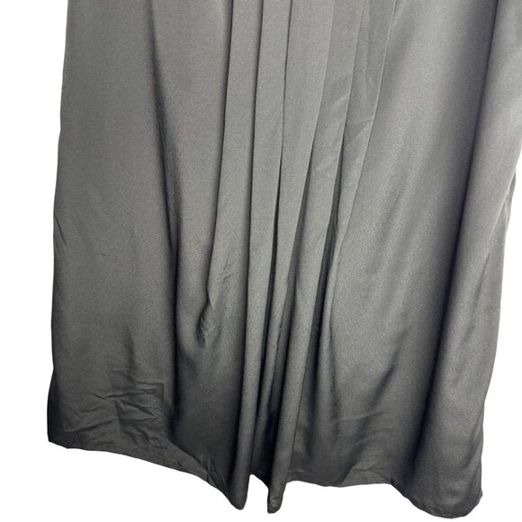 Black‎ Pleated Dress With Cap Sleeves By Mossimo Women's XL Goth Whimsigoth - Picture 7 of 9